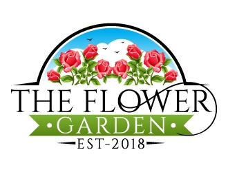 The Flower Garden  logo design by Aelius