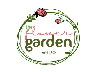 The Flower Garden  logo design by dasigns