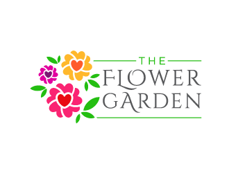 The Flower Garden  logo design by Andri