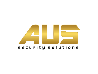 AUS security solutions  logo design by ammad