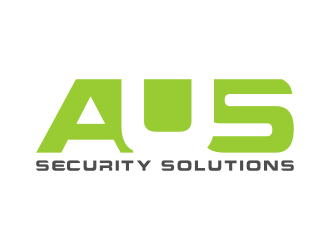 AUS security solutions  logo design by BlessedArt
