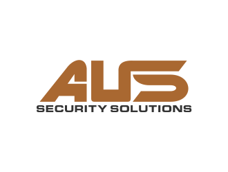 AUS security solutions  logo design by cahyobragas