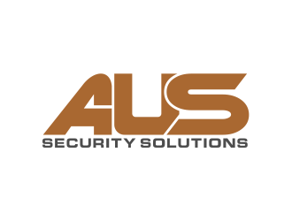 AUS security solutions  logo design by cahyobragas