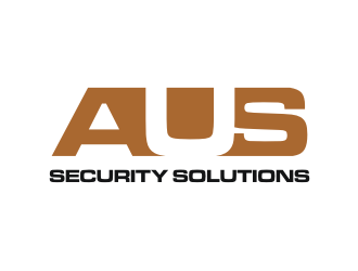 AUS security solutions  logo design by enilno