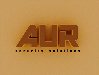 AUS security solutions  logo design by grea8design