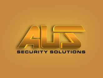 AUS security solutions  logo design by grea8design