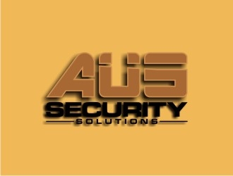 AUS security solutions  logo design by agil