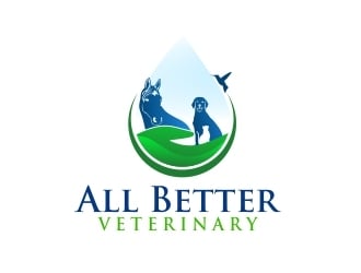 All Better Veterinary  logo design by amar_mboiss