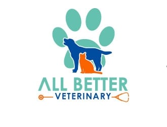 All Better Veterinary  logo design by uttam