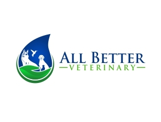 All Better Veterinary  logo design by amar_mboiss