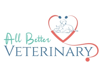 All Better Veterinary  logo design by fawadyk