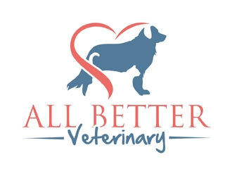All Better Veterinary  logo design by MAXR