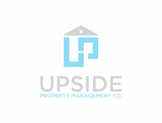 Upside Property Management Co. logo design by hopee