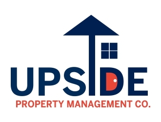 Upside Property Management Co. logo design by ElonStark
