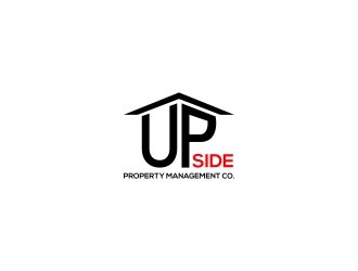 Upside Property Management Co. logo design by dibyo