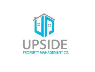 Upside Property Management Co. logo design by Webphixo