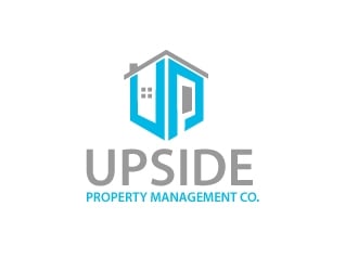 Upside Property Management Co. logo design by Webphixo