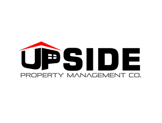 Upside Property Management Co. logo design by 3Dlogos