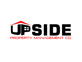 Upside Property Management Co. logo design by 3Dlogos