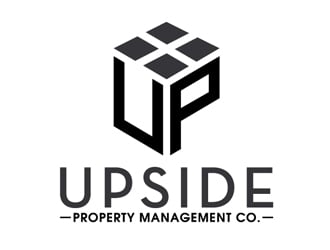 Upside Property Management Co. logo design by shere