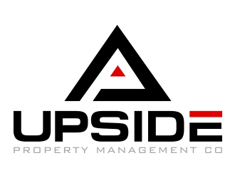 Upside Property Management Co. logo design by fawadyk