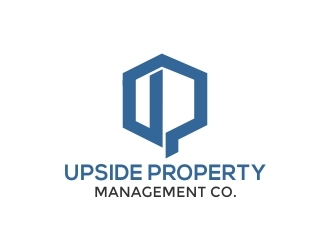 Upside Property Management Co. logo design by onetm