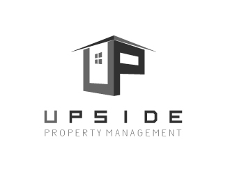 Upside Property Management Co. logo design by savvyartstudio