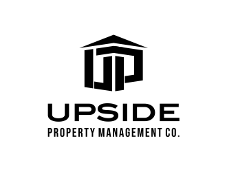 Upside Property Management Co. logo design by cintoko