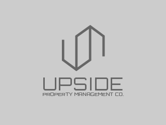 Upside Property Management Co. logo design by SOLARFLARE