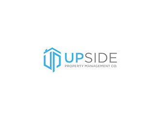 Upside Property Management Co. logo design by blackcane