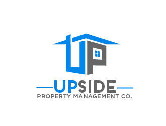 Upside Property Management Co. logo design by THOR_