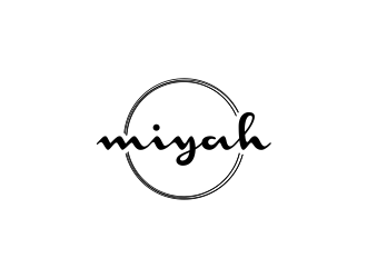 Miyah logo design by evdesign