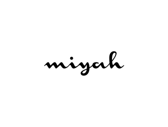 Miyah logo design by evdesign