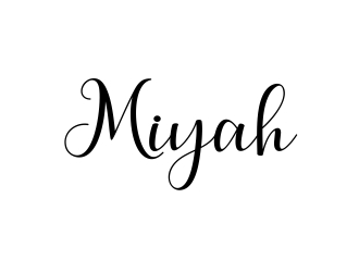 Miyah logo design by ruki