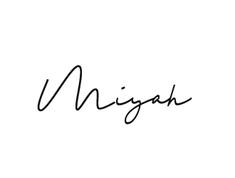 Miyah logo design by bluespix