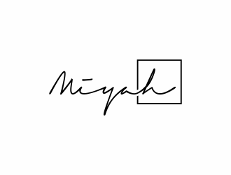 Miyah logo design by ammad