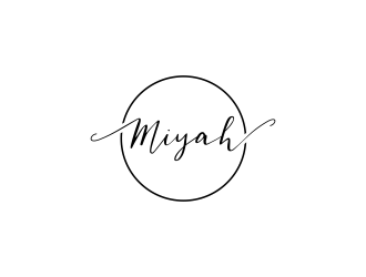 Miyah logo design by ammad
