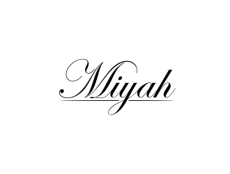 Miyah logo design by ammad