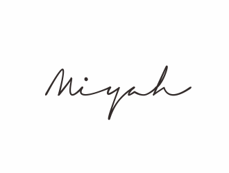 Miyah logo design by ammad