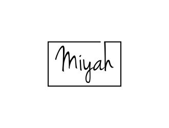 Miyah logo design by ammad
