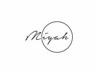 Miyah logo design by ammad