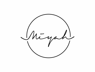 Miyah logo design by ammad