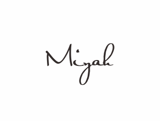 Miyah logo design by ammad