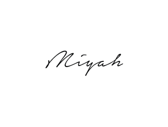Miyah logo design by logitec