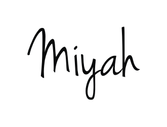 Miyah logo design by logitec