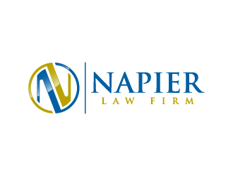 Napier Law Firm logo design by denfransko