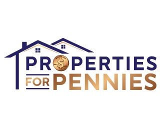 Properties For Pennies logo design by REDCROW