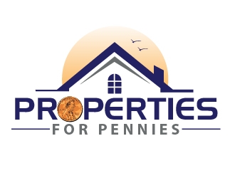 Properties For Pennies logo design by shere