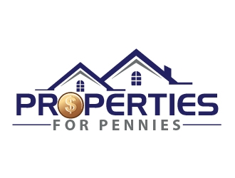 Properties For Pennies logo design by shere