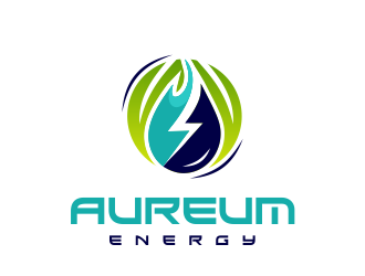 AUREUM ENERGY logo design by JessicaLopes